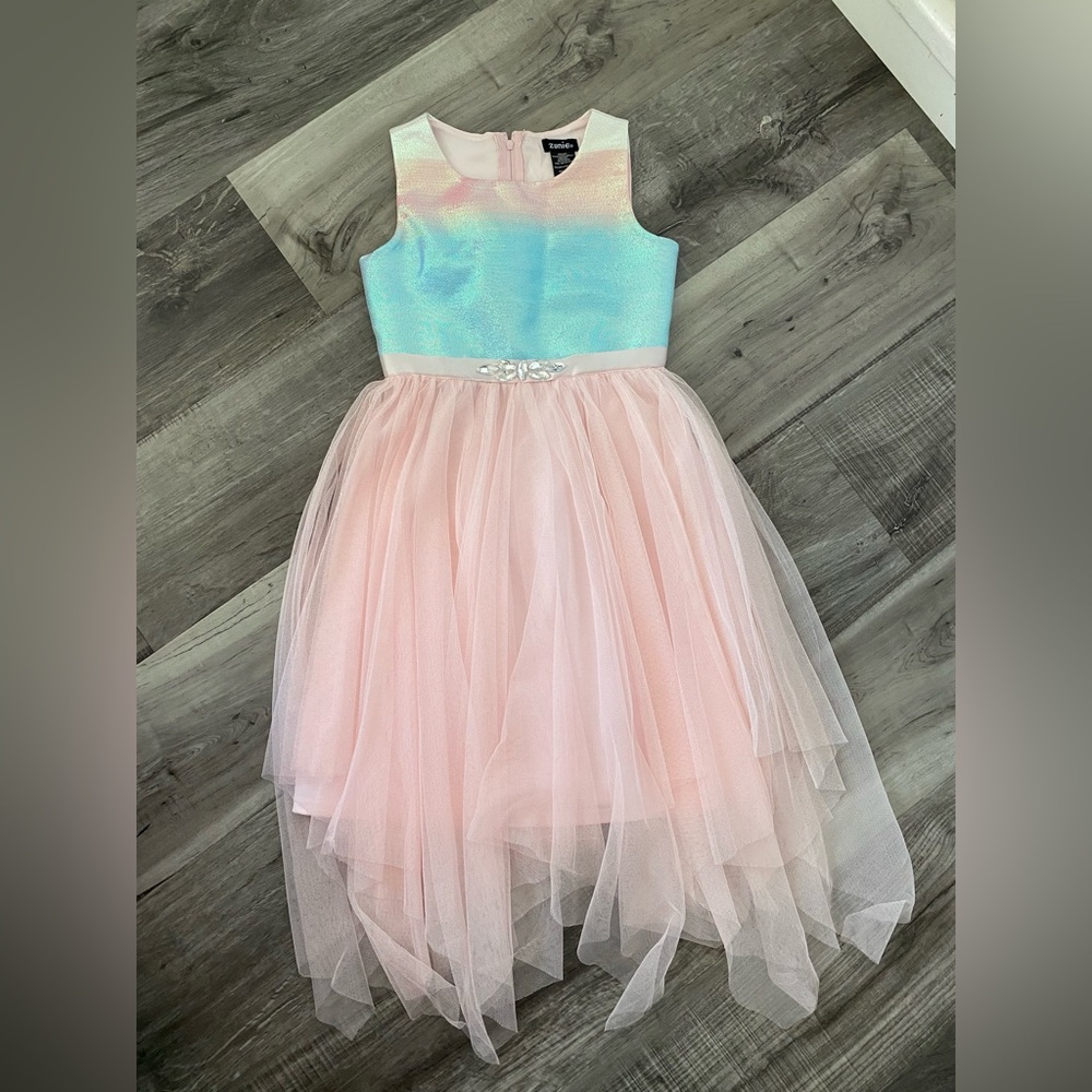 Zunie Pink and Blue Tulle Dress